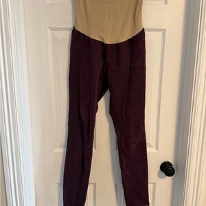 Purple Maternity Pants